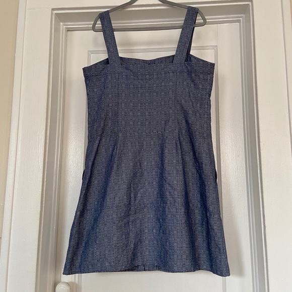 Derek Lam Chambray Button Front Dress w Pockets 16 - Picture 8 of 11